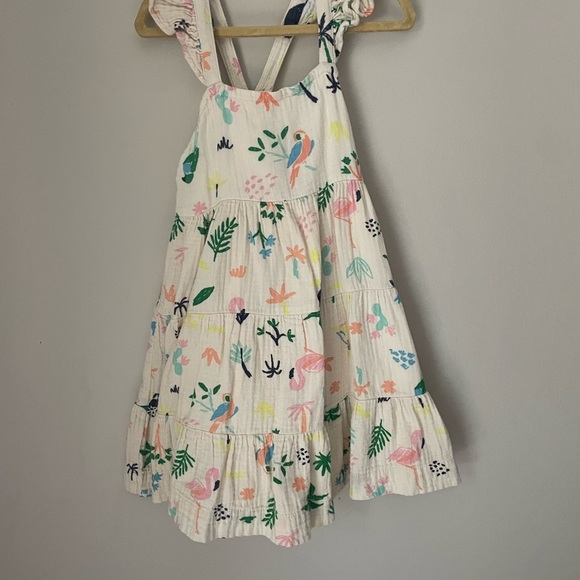 Hanna Andersson Multicolor Tropical Print Kids Dress - Picture 1 of 6